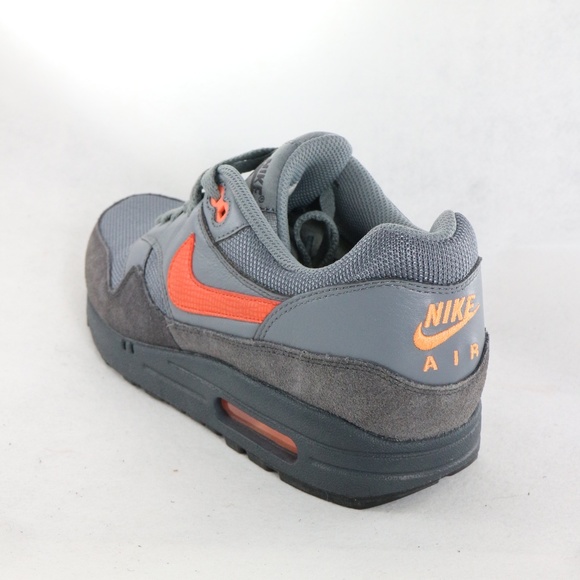 NIKE Air Max 1 FB Cool Grey-Atomic Orange Sz 8 US - Picture 3 of 8